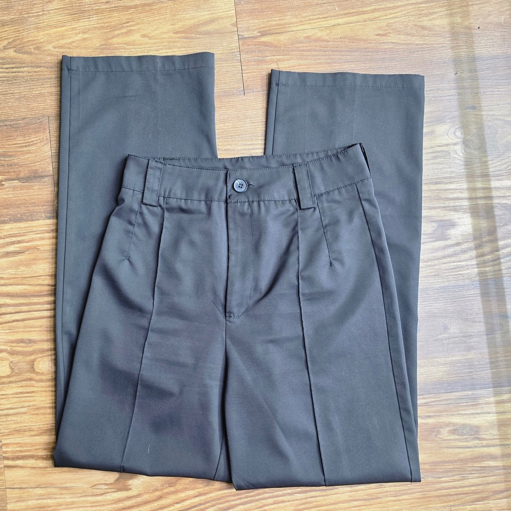 SHEIN Womens Black High Waisted Straight Leg Seam Front Trousers Size S - Picture 3 of 8